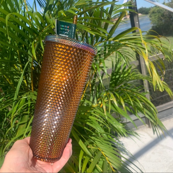 Starbucks New Gold Studded Limited Edition 50 Year Anniversary Tumbler Cup Venti - Picture 14 of 14